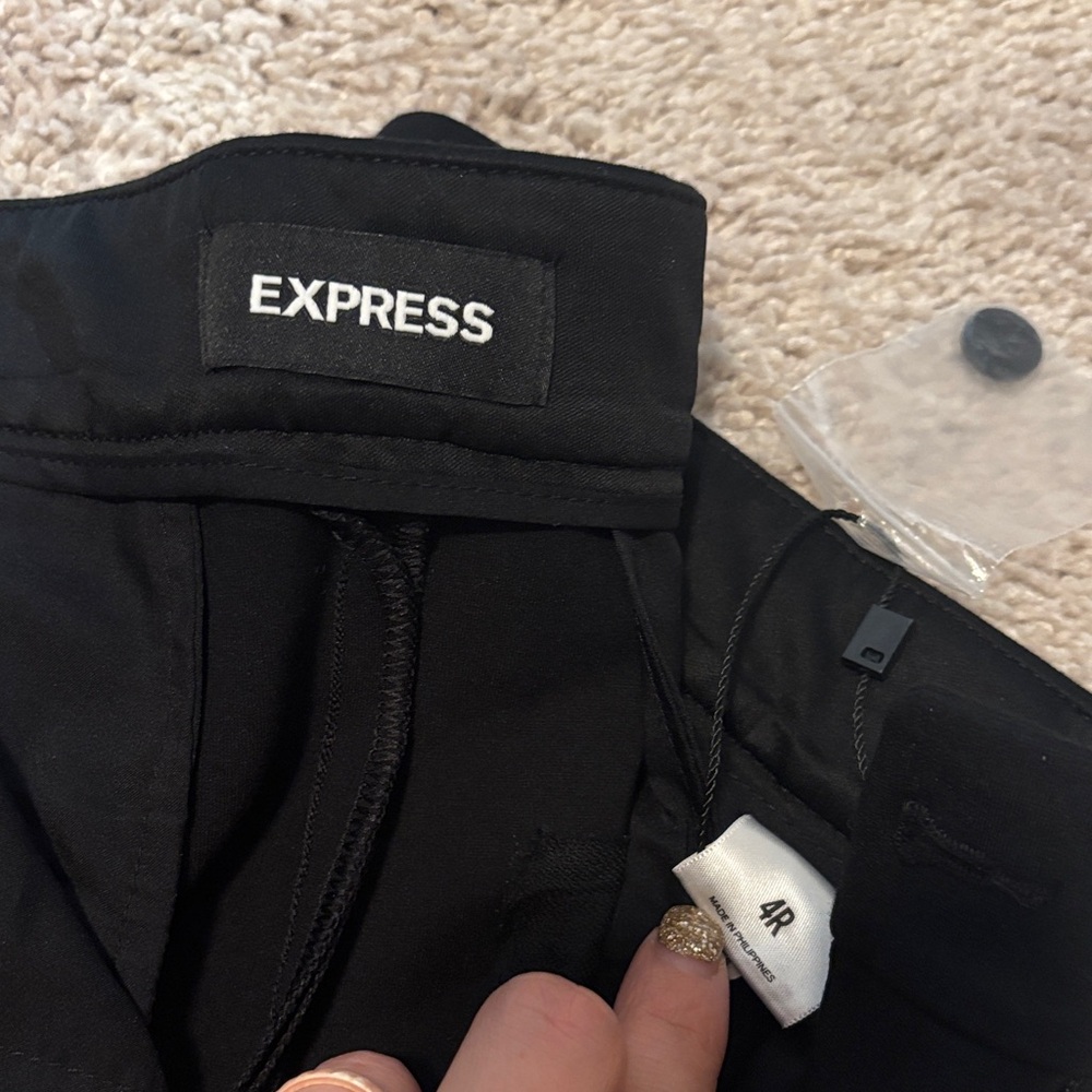 Express Classic Black Trousers